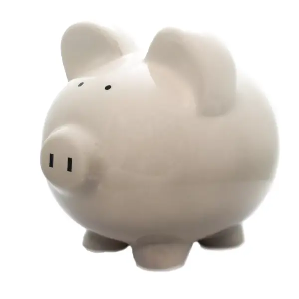 Bank 7.75" Gray Ombre Piggy Bank Money Save Baby  -  Decorative Banks