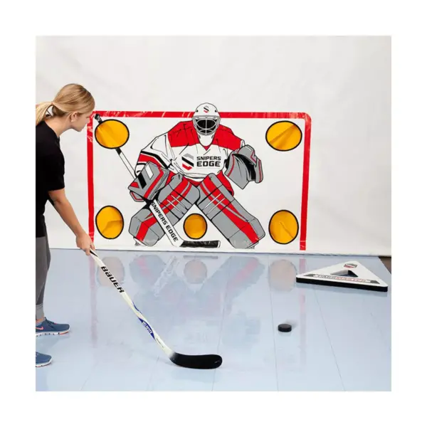 Snipers Edge Hockey PassMaster Passer and Rebounder - Hockey at Home