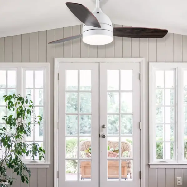 42" LED 3-Blade Monroe Integrated Ceiling Fan - River of Goods