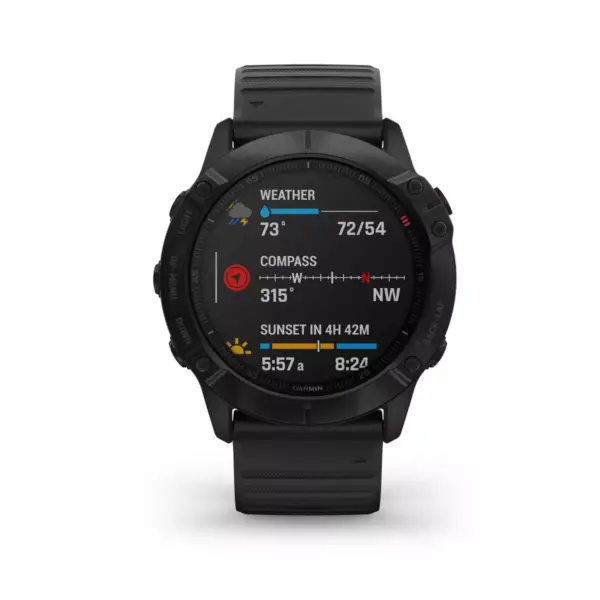 Garmin fenix 6X Pro Black - Black Band