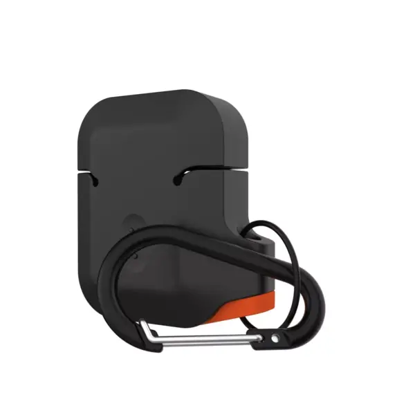 Urban Armor Gear (UAG) Apple Airpods (1st/2nd Gen) Silicone Case - Black/Orange