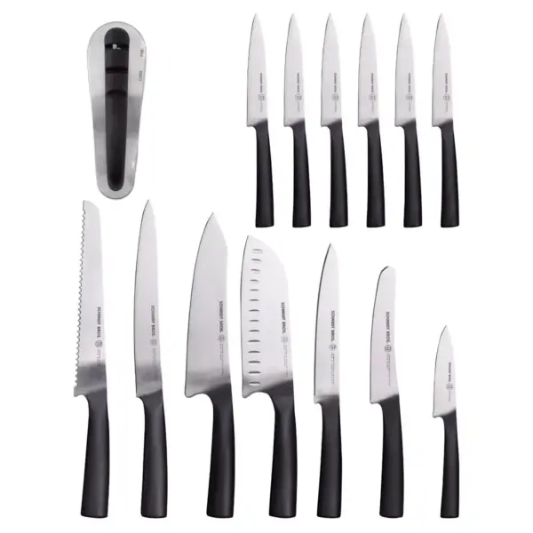 Schmidt Brothers Cutlery Carbon 6 15pc Knife Block Set