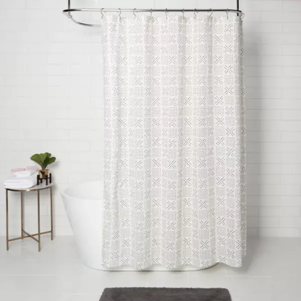 Shapes Shower Curtain White - Threshold™