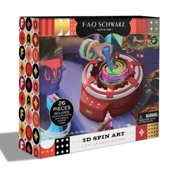 FAO Schwarz 3D Spin Art - 26pc