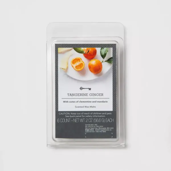 6ct Tangerine Ginger Scented Wax Melts - Threshold™