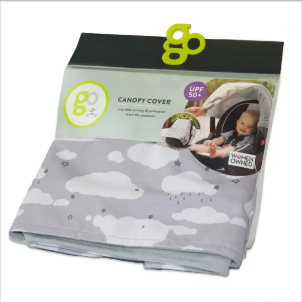 GO By Goldbug Car Seat Canopy Cover Clouds