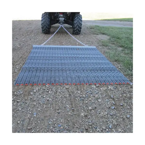 Yard Tuff 5 x 4.5 Foot Steel Durable Steel Chain Field Lawn Level ATV Drag Mat