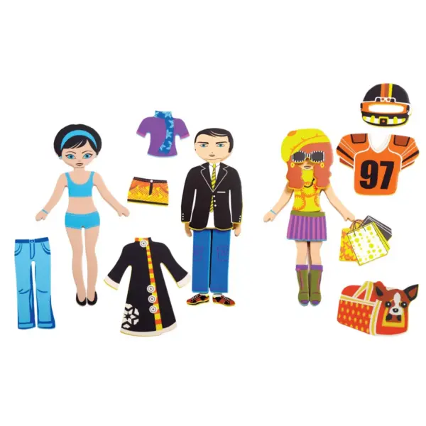 Magic Creations Splash of Fashion Foam Bath Toy - 39pc