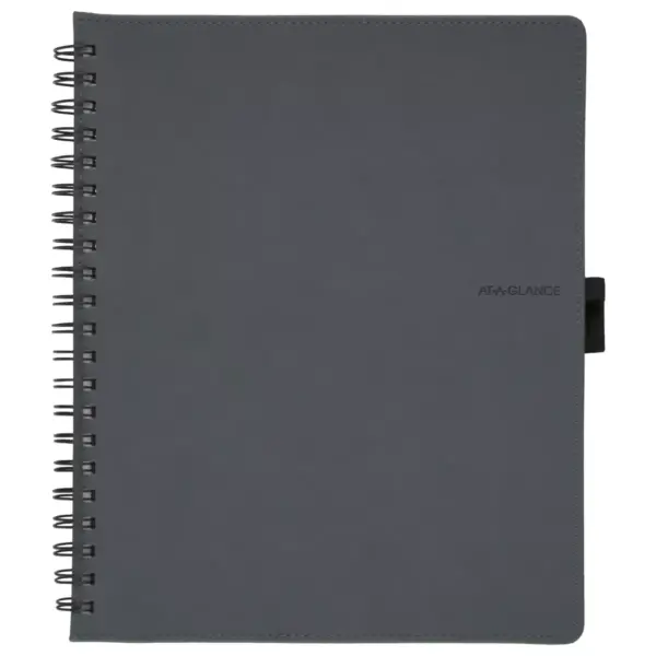 Professional Spiral Subject Notebook Wirebound - Gray - AT - A - GLANCE