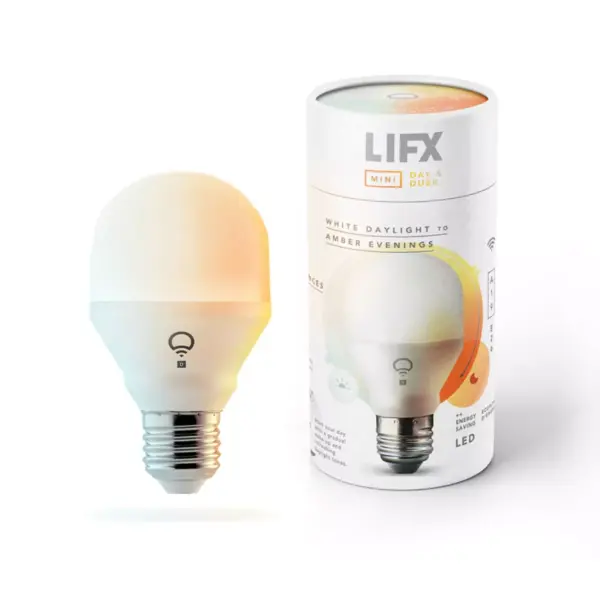 LIFX Mini Day and Dusk A19 LED Light Bulb White