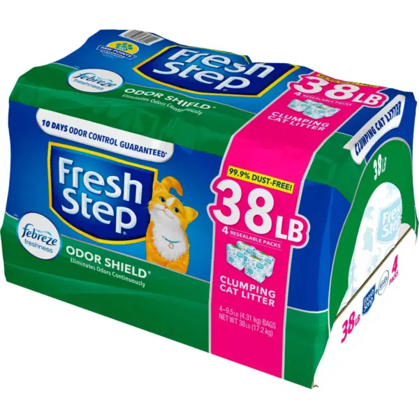 Fresh Step Scented Odor Shield Cat Litter - 38lb