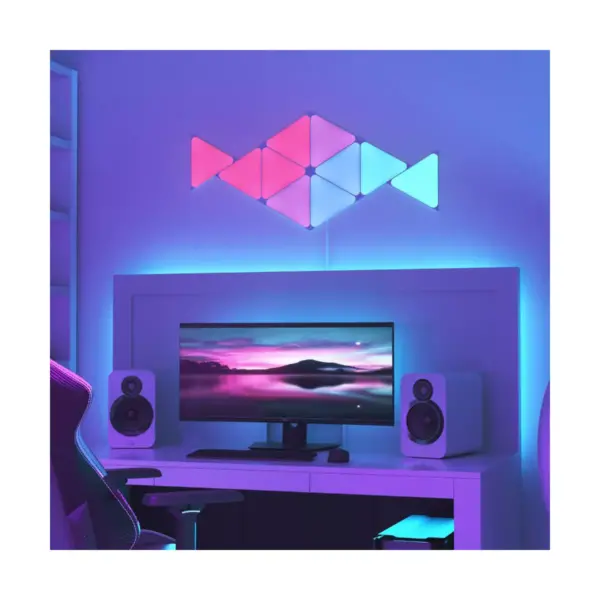 Nanoleaf 7pk Shapes Triangle Smarter LED Light Kit