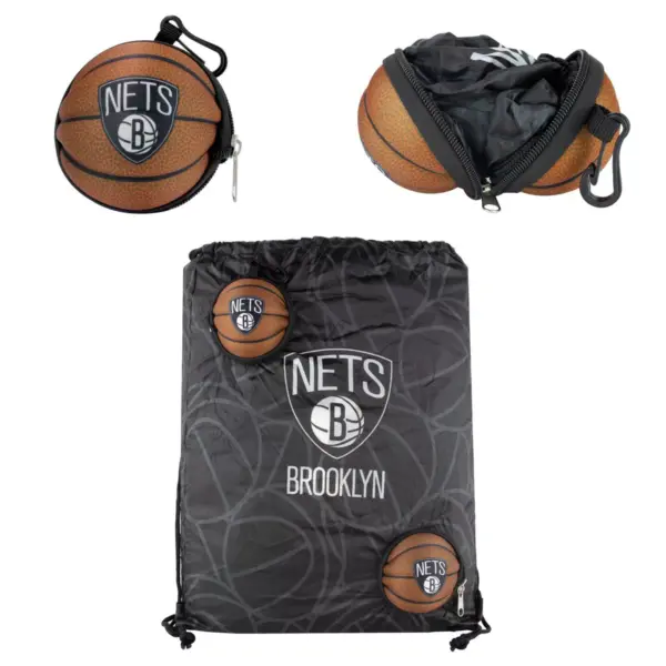 NBA Brooklyn Nets 9" Drawstring Bag