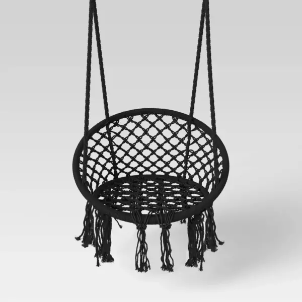 Single Hammock Rope Chair - Black - Opalhouse™