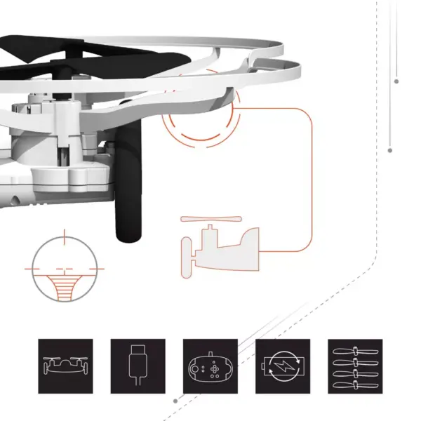 Sharper Image Drone 7" Flying Car