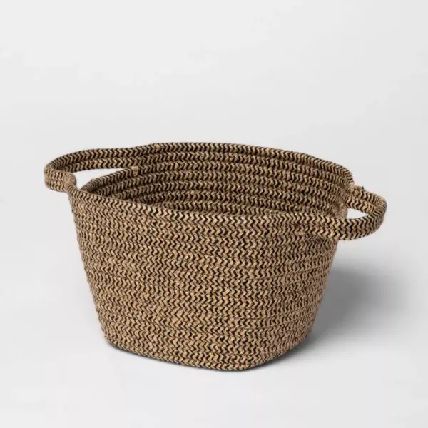 Small Jute Rope Basket Black/Natural - Threshold™