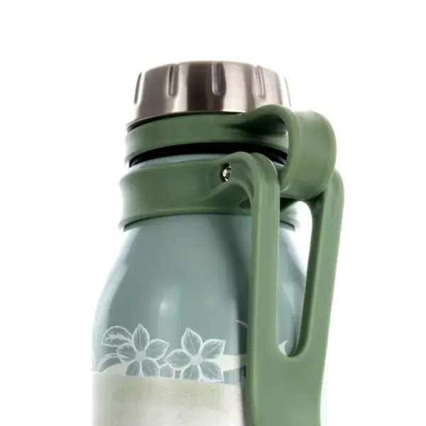 Gibson Elite Lavender Cottage 25 Ounce Stainless Steel Thermal Bottle