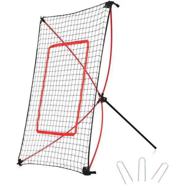 Net Playz 5' x 3' Portable Baseball Rebound Net - Black