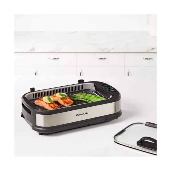 PowerXL Smokeless Grill Pro - Silver