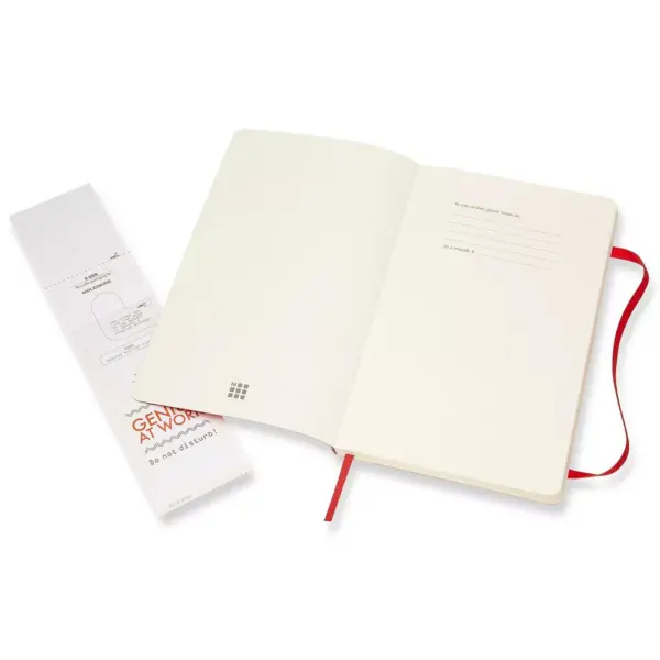 Moleskine Large Soft Cover, Dotted, Scarlet Red 854665XX