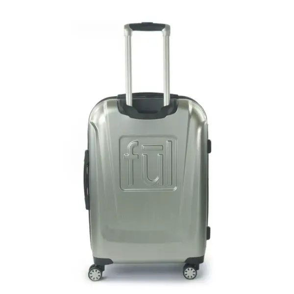 FUL Disney Mickey Mouse Textured 25" Hardside Rolling Suitcase - Silver