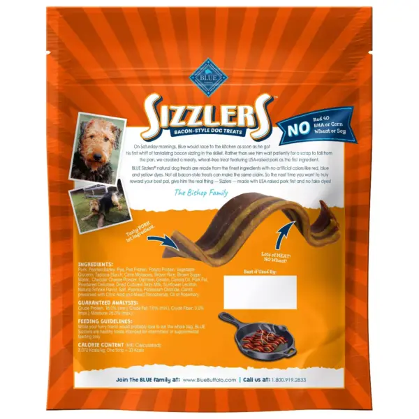 Blue Buffalo Sizzlers Cheddar Dog Treats - 15oz