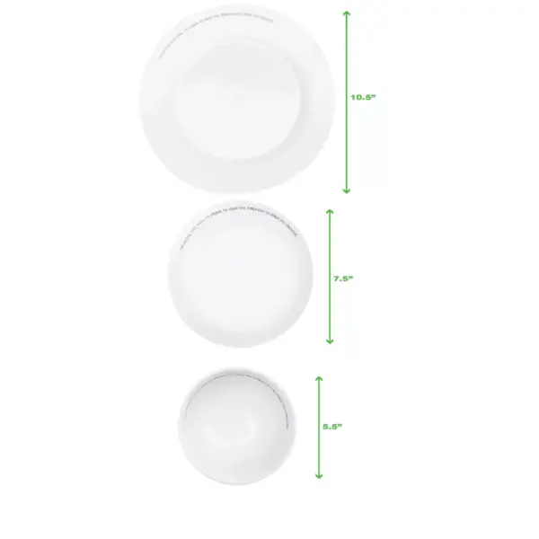 Mind Reader 3 Piece Set of Religious Bowl and Plates