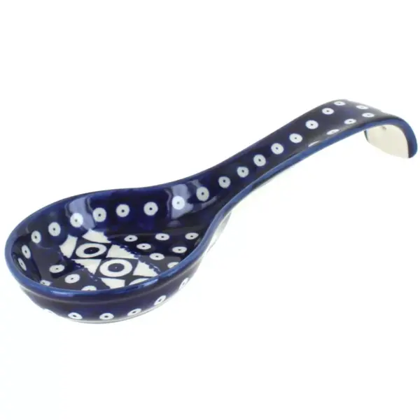 Blue Rose Polish Pottery Xandra Large Spoon Rest