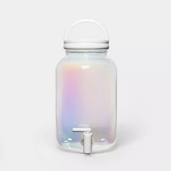 146oz Plastic Iridescent Beverage Dispenser - Sun Squad™