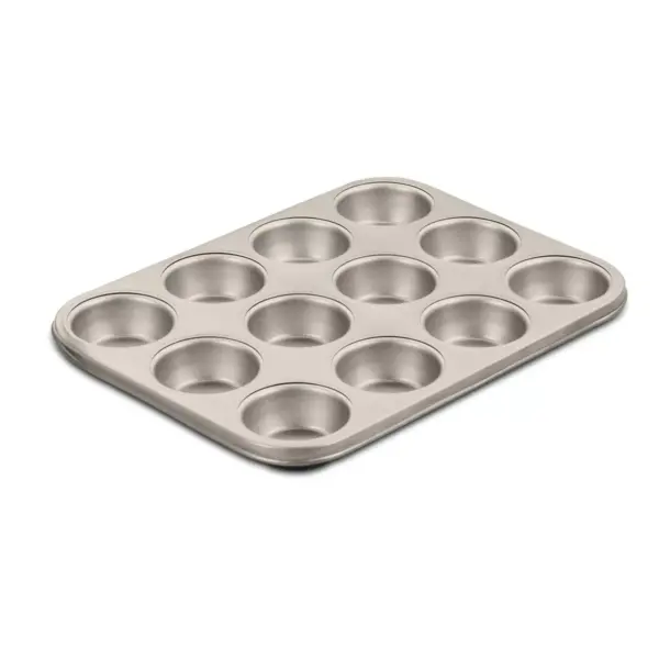 Cuisinart Chef's Classic 12 Cup Non-Stick Champagne Color Muffin Pan - AMB-12MPCH