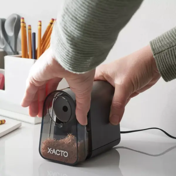 X-ACTO Mighty Mite Electric Pencil Sharpener with Pencil Saver & SafeStart Motor