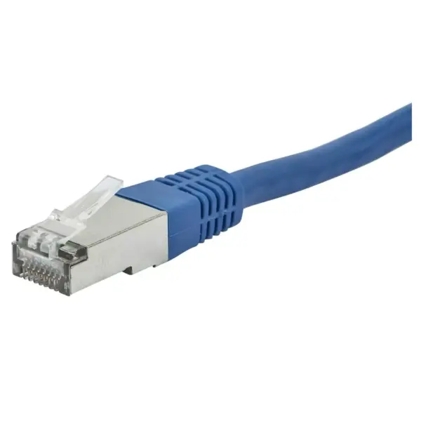 Monoprice Cat6A Ethernet Patch Cable - 25 Feet - Blue | Network Internet Cord - Zeroboot, RJ45, Stranded, 550Mhz, STP, Pure Bare Copper Wire, 10G,