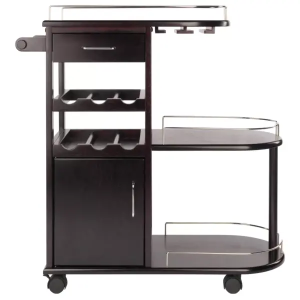 Jimmy Entertainment Cart Dark Espresso - Winsome