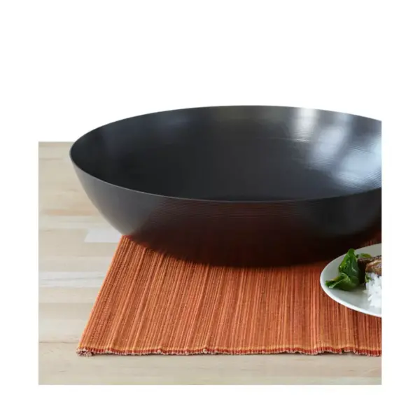 IMUSA Coated Wok With Bakelite Red Handle 12" Black