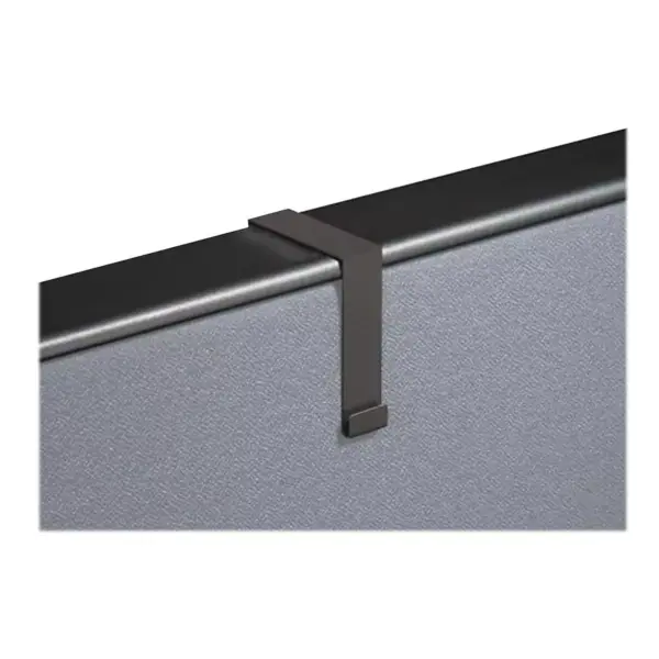 Quartet Cubicle Partition Hangers 1 1/2" - 2 1/2" Panels Black 2/Set MCH10