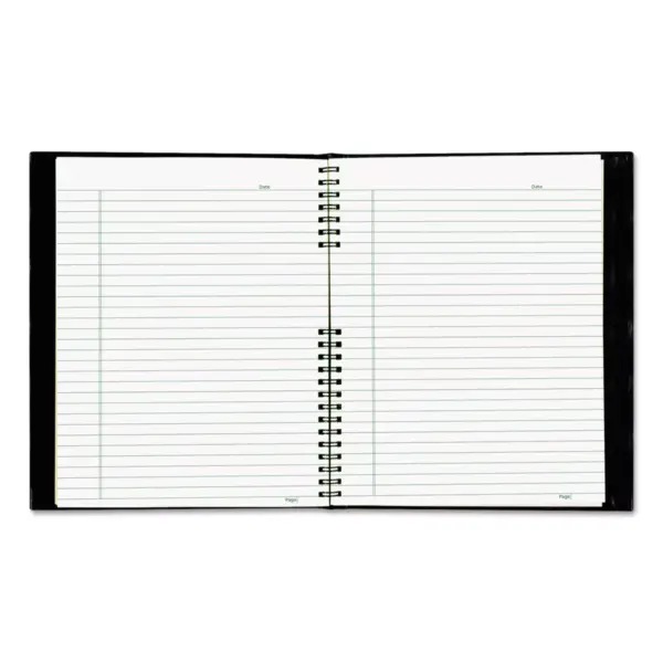 Blueline NotePro Executive Notebook College/Margin Rule 9 1/4 x 7 1/4 White 75 Sheets A7150EBLK