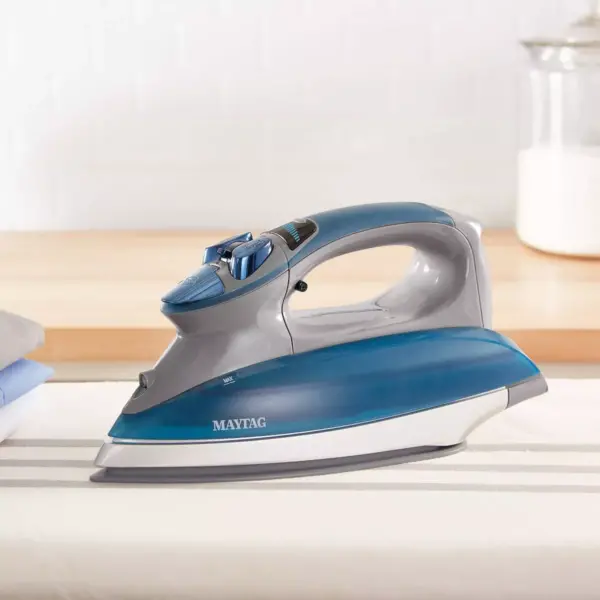 Maytag M1400 Smartfill Digital Iron and Vertical Steamer Blue/Gray