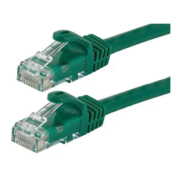 Monoprice Cat5e Ethernet Patch Cable - 100 Feet - Green | Network Internet Cord - RJ45, Stranded, 350Mhz, UTP, Pure Bare Copper Wire, 24AWG - Flexboot