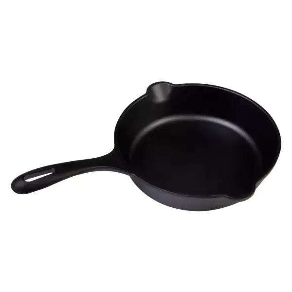 Victoria Seasoned Cast Iron Skillet 8" Black