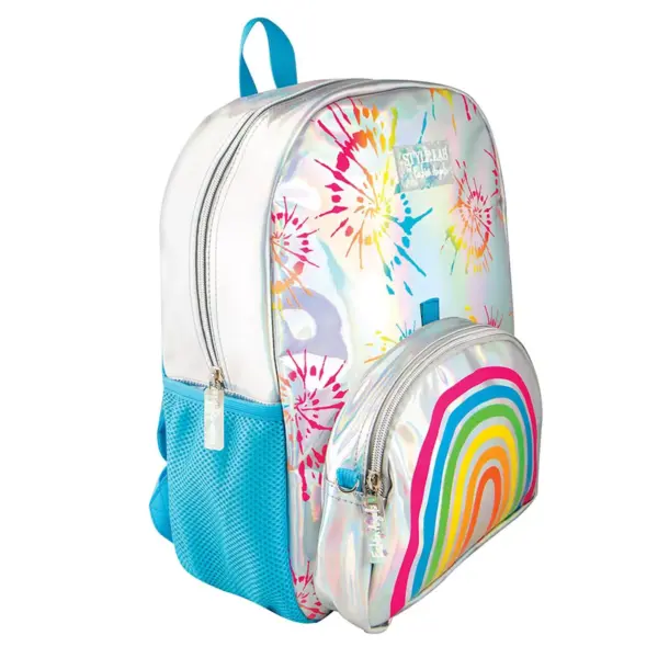 Fashion Angels Style.Lab by Fashion Angels Metallic Rainbow Backpack w/ Pop Off Crossbody Bag