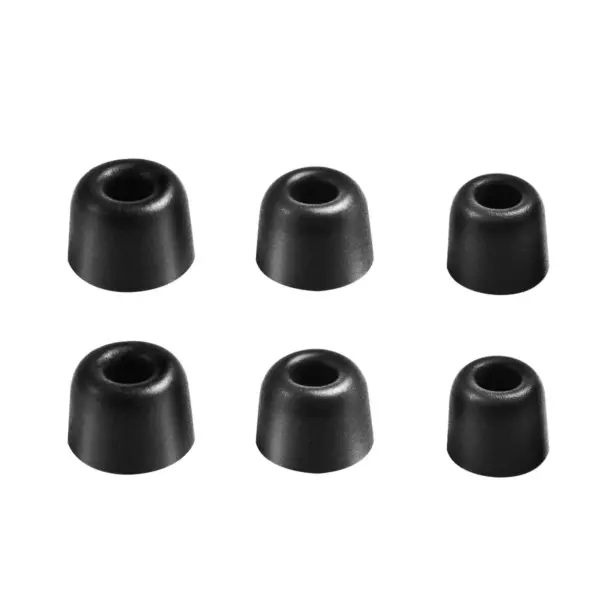 Insten Memory Foam Tips for All 5-6mm Nozzle In-Ear/True Wireless EarBuds Eartips Replacement, 3 Pairs with Storage Box (Small, Medium & Large Size)