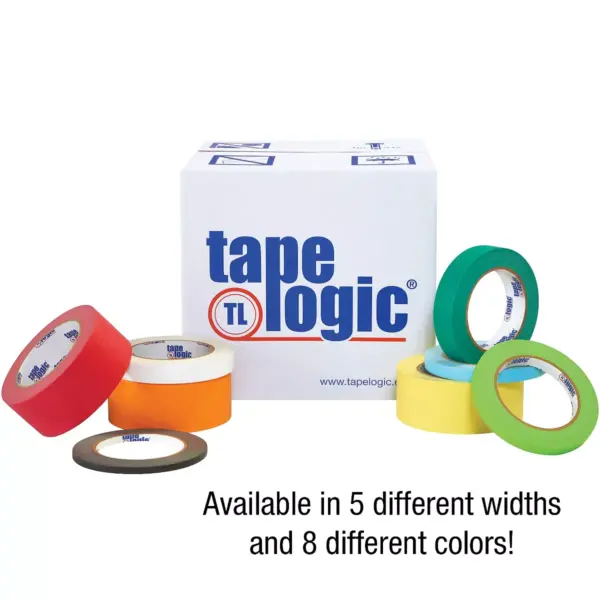 Tape Logic Masking Tape 4.9 Mil 1/4" x 60 yds. Black 12/Case T93100312PKB