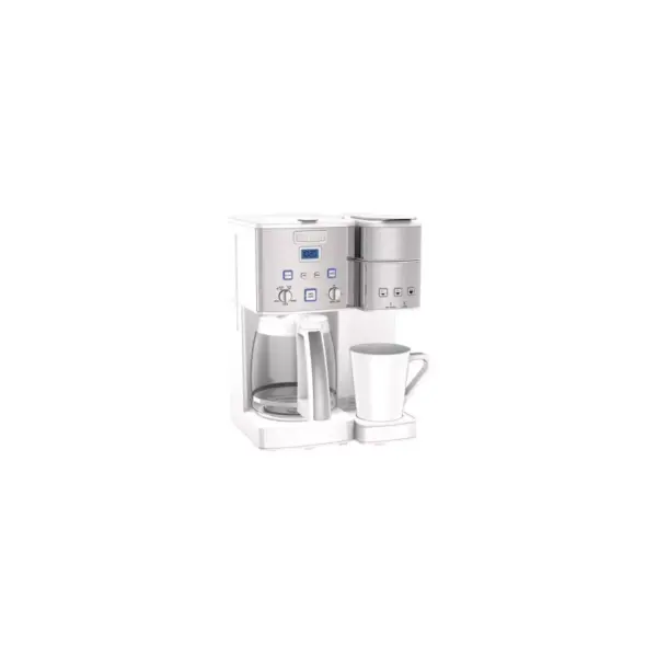 Cuisinart Coffee Center 12-Cup Coffeemaker and Single-Serve Brewer - White - SS-15WP1