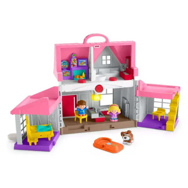 Fisher-Price Little People Big Helpers Home - Pink