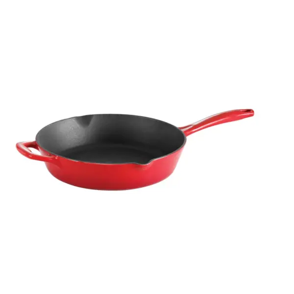 Tramontina Gourmet 10" Enameled Cast Iron Skillet Red