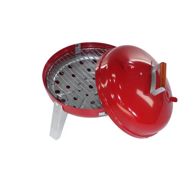 Americana 2010 Lock & Go Charcoal Grill - Red - Meco