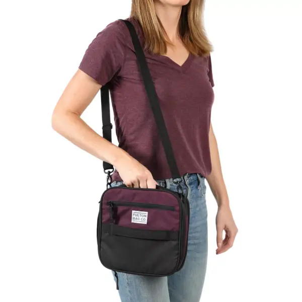 Fulton Bag Co. Expandable Lunch Bag - Plum