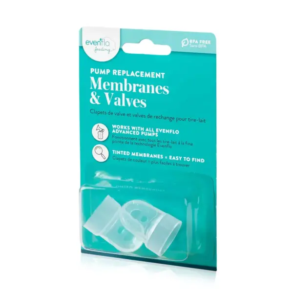 Evenflo Breast Pump Replacement Membranes And Valves 2ea