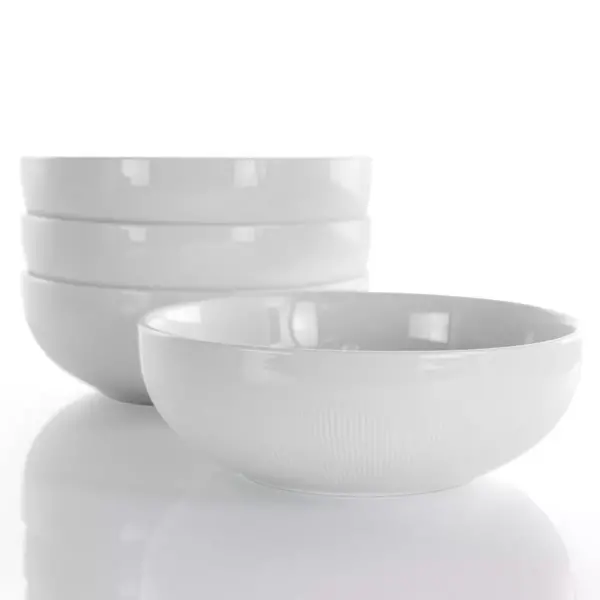 42oz 4pk Porcelain Deluxe Elegance Dining Bowl - Elama