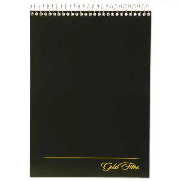 Ampad Gold Fibre Wirebound Writing Pad w/Cover 8 1/2 x 11 3/4 White Green Cover 20811